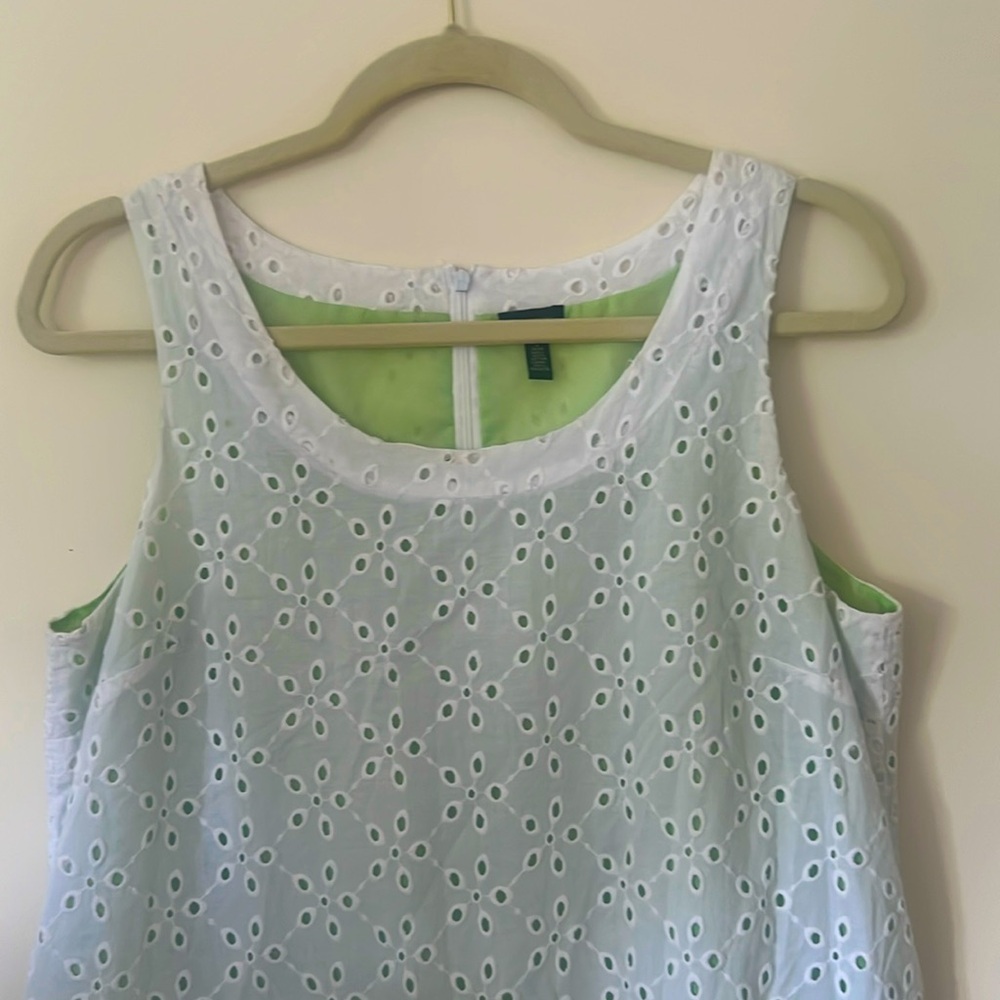 Madison White Eyelet Summer Dress
